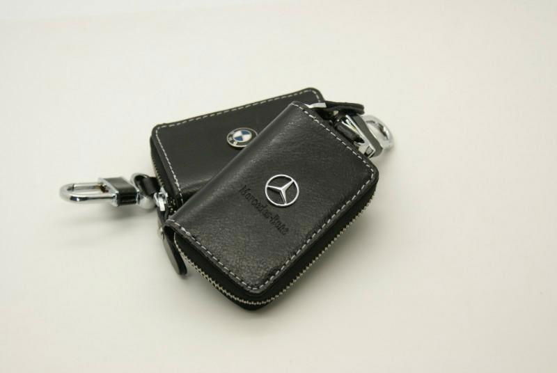 Embossing leather car key case