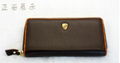 Genuine rleather wallet with car logo 2