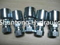 Metric Female 24cone Heavy Type with O-Ring One 3