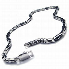 316 Stainless Steel Necklace, 19.9 inch Stainless Steel Cuboid Necklace