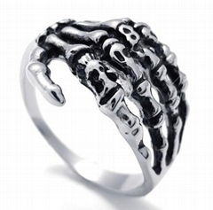 316 stainless steel ring, Punk 316 Stainless Steel Casting Ring