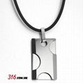 Gold Tungsten Necklace, Tungsten Pendants, Tungsten Jewelry 4