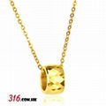 Gold Tungsten Necklace, Tungsten Pendants, Tungsten Jewelry 8