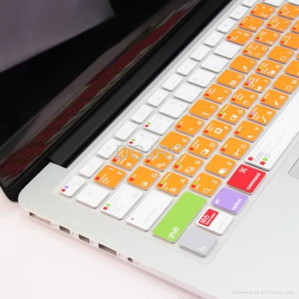 Functional key Silicone Keyboard dust Covers Skins Protector for All Macbook