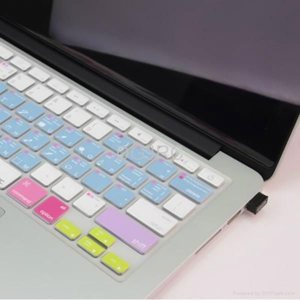  Functional key Silicone Keyboard dust Covers Skins Protector for All Macbook 2