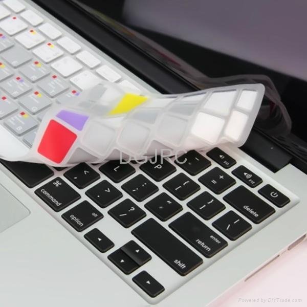  Functional key Silicone Keyboard dust Covers Skins Protector for All Macbook 3