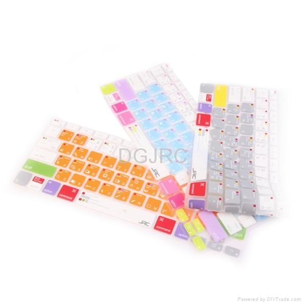  Functional key Silicone Keyboard dust Covers Skins Protector for All Macbook 4