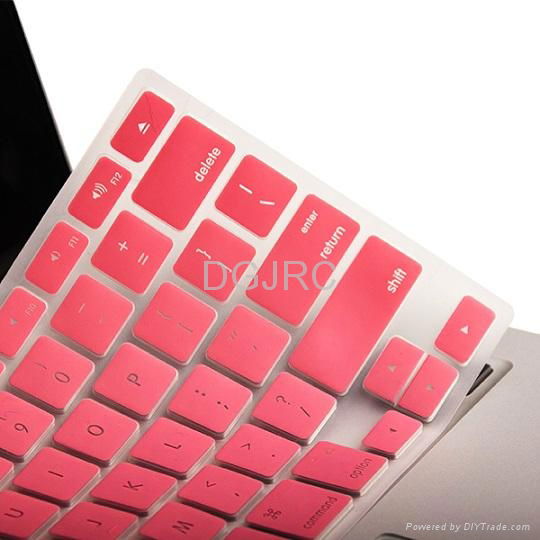 JRC silicone green hollow keyboard covers skins protectors for Macbook Retina