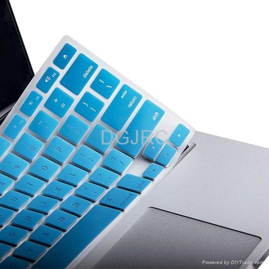 JRC silicone green hollow keyboard covers skins protectors for Macbook Retina 4