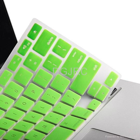 JRC silicone green hollow keyboard covers skins protectors for Macbook Retina 5