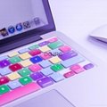 JRC seven candy color silicone keyboard cover skins for Macbook 2