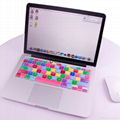 JRC seven candy color silicone keyboard cover skins for Macbook 4