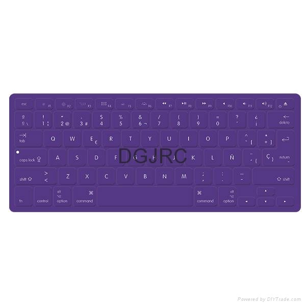 EU version Spanish character silicone keyboard cover skins for Macbook Air/PRO 