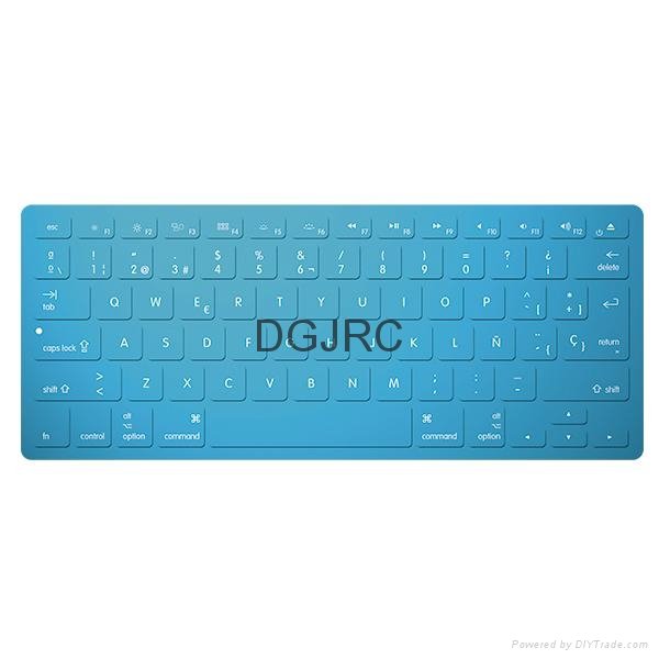 EU version Spanish character silicone keyboard cover skins for Macbook Air/PRO  4