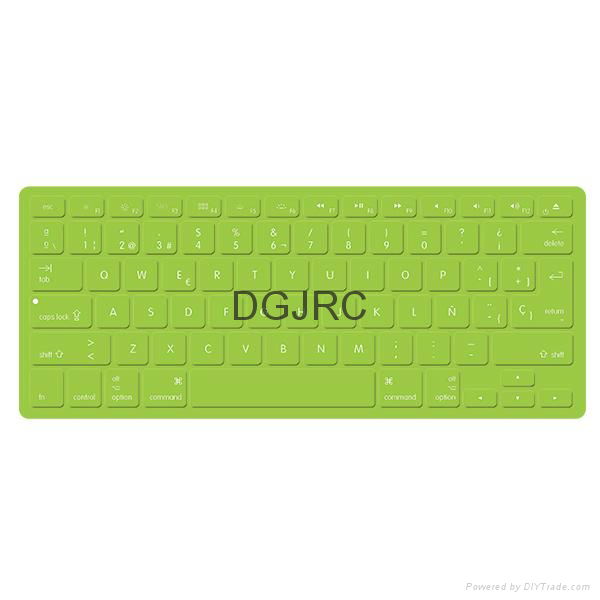 EU version Spanish character silicone keyboard cover skins for Macbook Air/PRO  3