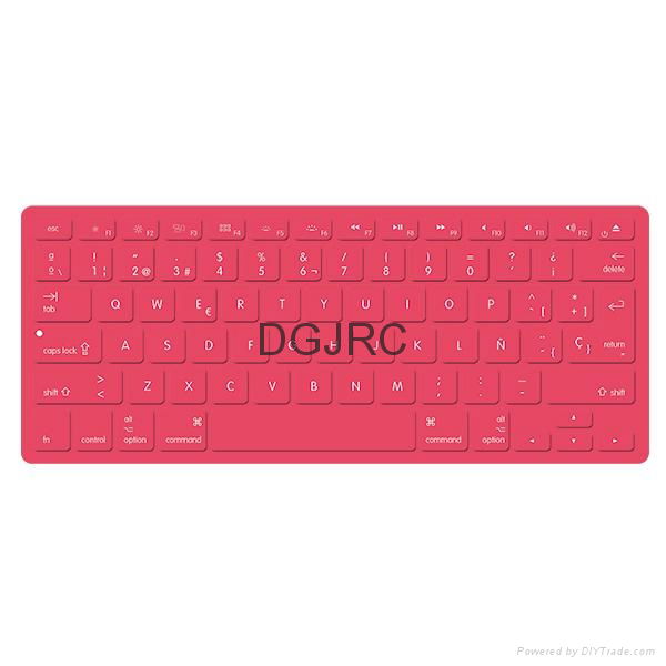 EU version Spanish character silicone keyboard cover skins for Macbook Air/PRO  5