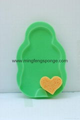 China  MF Green Color  Baby Bath Mattress Sponge