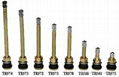 Clamp-in tubeless tire valves TR500 and