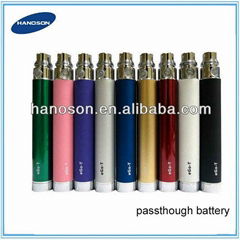 2014 Ego rechargeable Pen Ego 650/900/1100 mah Usb Passthrough Battery 