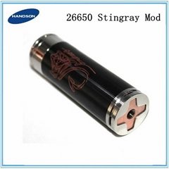 2014 new arrive stainless steel mechanical 26650 stingray mod 
