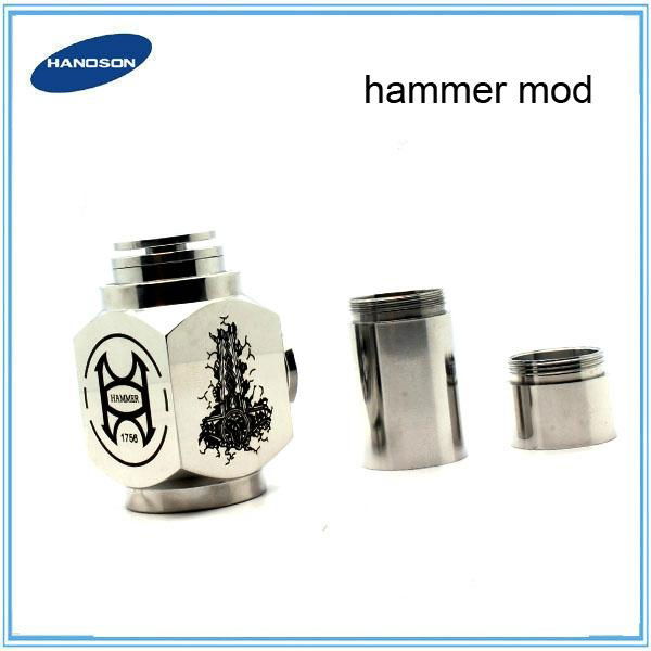 New products 2014 e cigarette mechanical hammer mod with ithaka atomizer 2