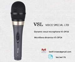 professional dynamic vocal microphone , mic 