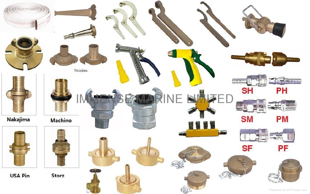 Cast Bronze Air Hose Coupling China Trading Company IMPA 15/17