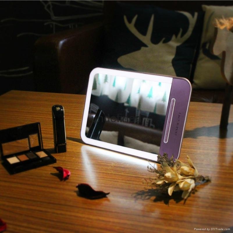 蓝豆  平板触控可充电便携化妆镜台灯 4