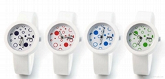 Silicone Watch Japanese Movement  3/5ATM Waterproof  Eco-friendly Silicone