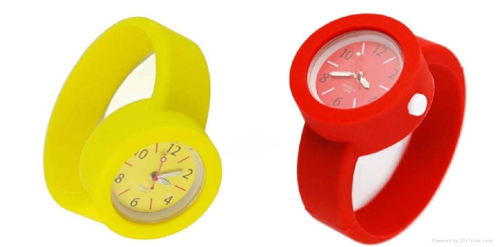 Silicone Watch Japanese Movement  3/5ATM Waterproof  Eco-friendly Silicone   2