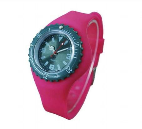 Silicone Watch Japanese Movement  3/5ATM Waterproof  Eco-friendly Silicone   3