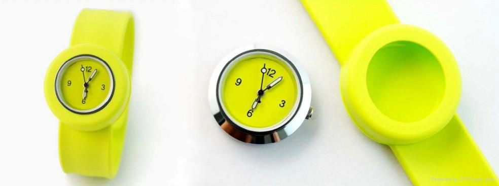 Silicone Watch Japanese Movement  3/5ATM Waterproof  Eco-friendly Silicone   3