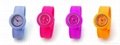 Silicone Watch Japanese Movement  3/5ATM Waterproof  Eco-friendly Silicone  