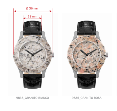 Wholesale Marble Watch With Leather Strap For Men 2