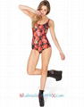 Wholesale 1PC Patterned Padded Red Strawberry Teddy Bathing Suit OPM549 4