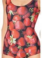 Wholesale 1PC Patterned Padded Red Strawberry Teddy Bathing Suit OPM549 5