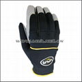Soft synthetic leather mechanic work glove 