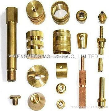 CNC Turning Copper Parts for Auto Electronic Mechanical Industry 5