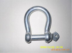 Shangdong 1/3-55ton screw pin bow shackle 