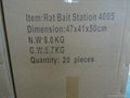 Secure Plastic Rat Bait Box,Rat Bait Station,Rodent Bait Station