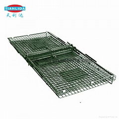 Collapsible Fox Dog Trap Cage With Two Doors