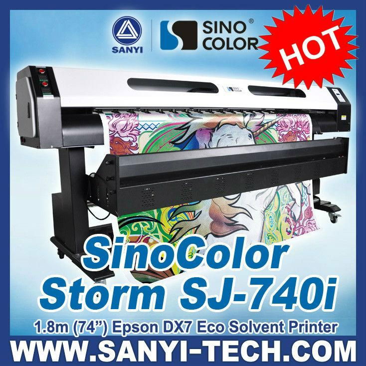 1.8m DX7 Inkjet Printer Sinocolor SJ740i