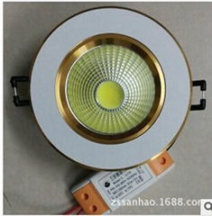 High brightness 3W COB downlight