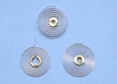 Hairsprings for gauges, oven, washing machine, etc.