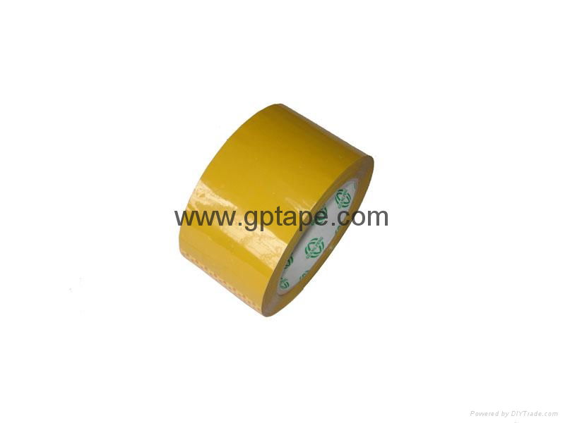 Deep Yellow Colored Adhesive Sealing Tape