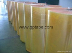 Yellowish Adhesive Jumbo Tape for