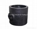 High Quality PE Pipe Fittings Socket Type 45 Elbow 3