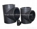 High Quality PE Pipe Fittings Socket Type 45 Elbow 5