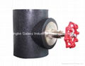 High Quality PE Pipe Fittings Elevation Stype Shut-off Valve 5