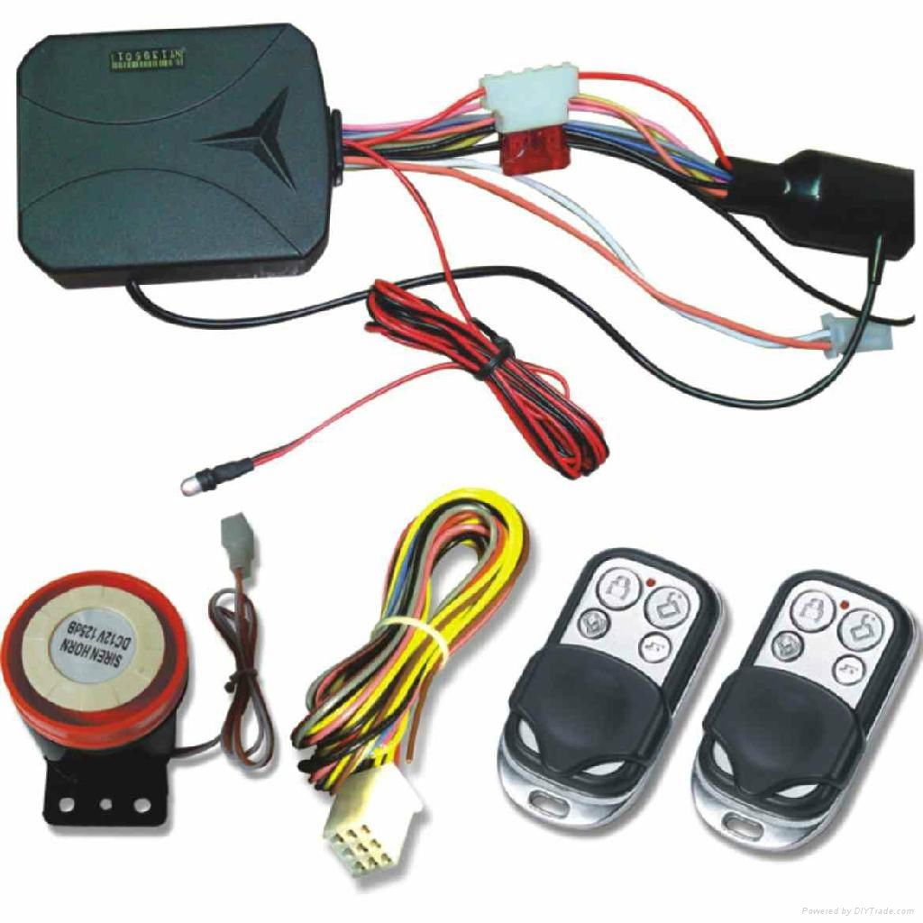 One Way Waterproof Motorcycle Alarm System 2